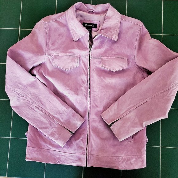 Denim&Co Jackets & Blazers - Pastel Pink Suede Jacket